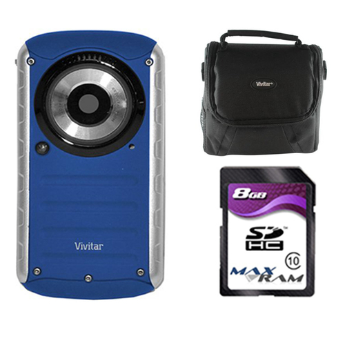 Vivitar Digital Video Camera Accessory Kit (DVR690-BLU/KT4-AMX)
