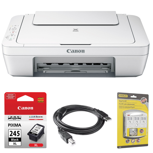 Canon Pixma All-In-One Color Printer, Scanner, Copier w/ Canon Black Ink Bundle