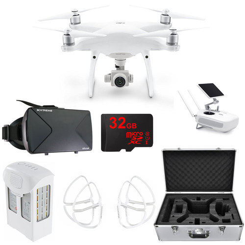 DJI Phantom 4 Advanced Plus Quadcopter Drone w VR Headset 32GB Bundle (CP.PT.000698)