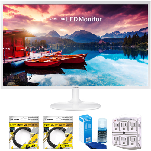 Samsung Wide Viewing Angle HD 1920x1080 32` LED Monitor with Cleaning Bundle