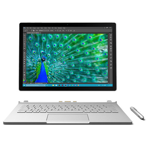 Microsoft CR9-00001 Surface Book 13.5` Intel i5-6300U Touch 2-in-1 Laptop - OPEN BOX