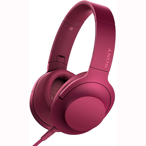 Sony h.Ear on Premium Hi-Res On-Ear Headphones - Bordeaux Pink - OPEN BOX