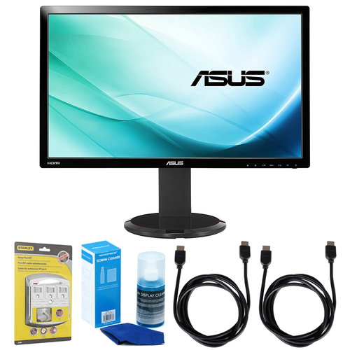 ASUS 27` Full HD 144Hz 1920x1080 Gaming Monitor w/ Accessories Bundle