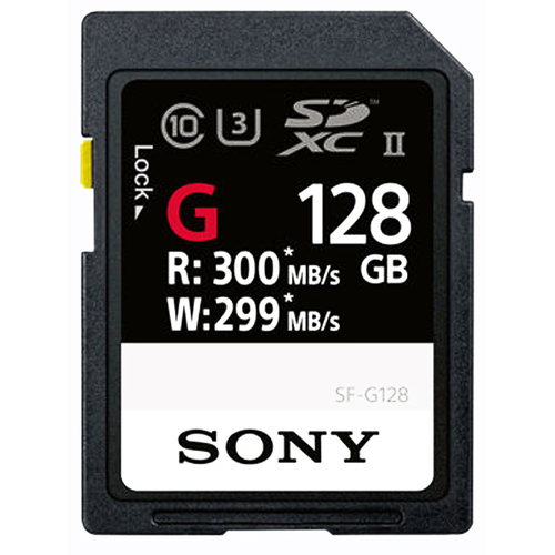 Sony SF-G Series 128GB UHS-II SD Memory Card (SF-G128/T1)