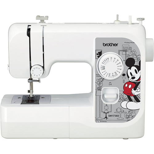 Brother 17- Stitch Disney Sewing Machine with Interchangeable Faceplates - SM1738D