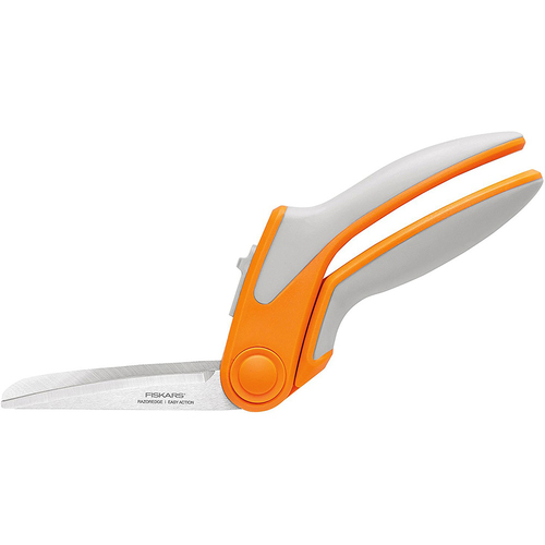 Fiskars 8 Inch RazorEdge Easy Action Fabric Shears for Tabletop Cutting - 190850-1001