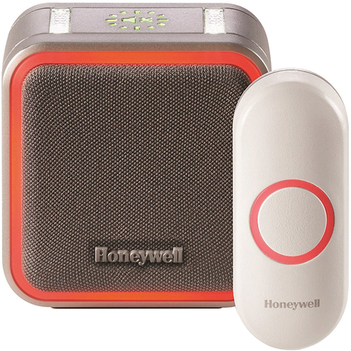 Honeywell Portable Wireless Doorbell with Halo Light and Push Button - RDWL515A2000/E