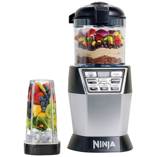 Ninja Bowl DUO with Auto-iQ Boost Food Processor in Black - NN102