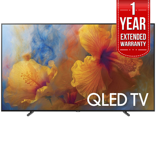 Samsung 65` 4K Ultra HD Smart QLED TV (2017 Model) w/ Extended Warranty Bundle
