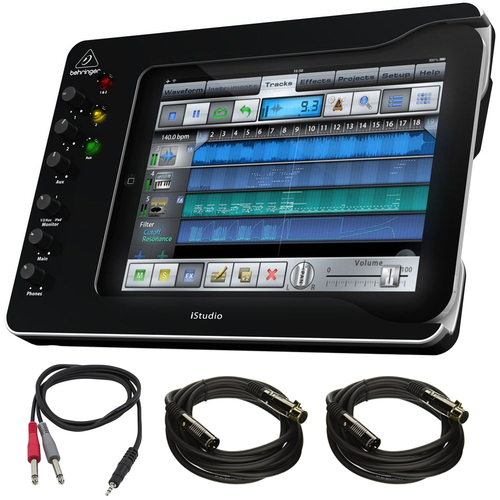 Behringer iSTUDIO Docking Station & Audio Interface for iPad 1,2,3 w/ Cable Kit