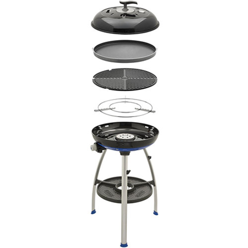 Cadac Carri Chef 2 Portable Outdoor Grill with 3-in-1 Pot Ring, BBQ Grid and Chef Pan