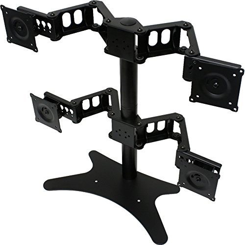 DoubleSight Displays QUAD MONITOR FLEX STAND UP TO 4 24IN 22LBS/MONITOR TAA