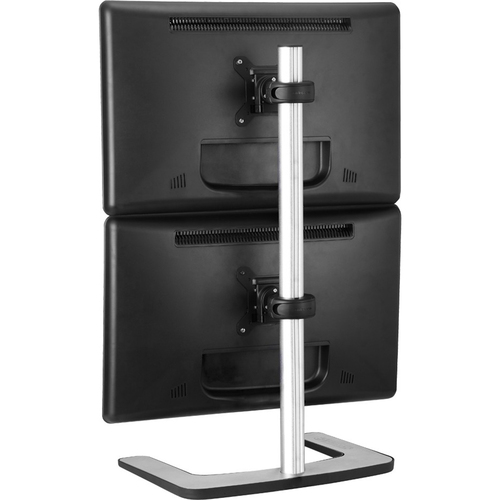 Atdec VFS-DV Visidec Dual Vertical Freestanding Desk Mount for 2 Displays up to 27`
