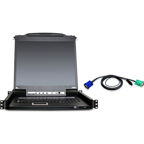 Aten 8 Port LCD KVM Console Kit