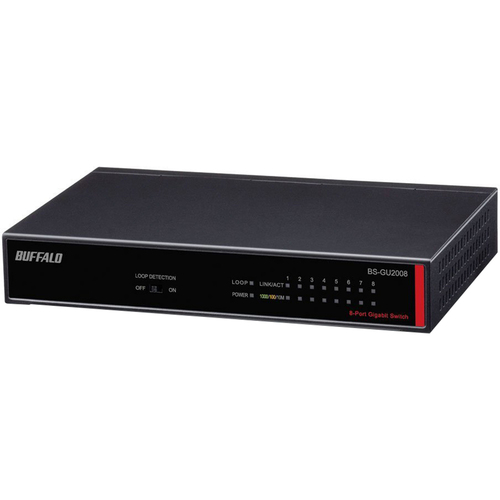 Buffalo 8-Port Desktop Gigabit Green Ethernet Switch - BS-GU2008