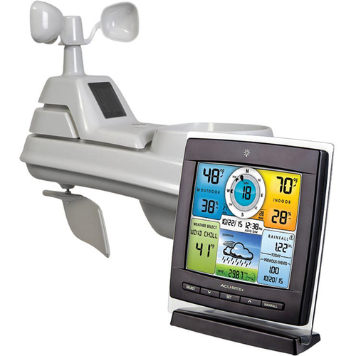 AcuRite 1528 5-in-1 Color Weather Station with Wind and Rain