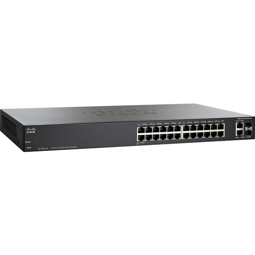 Cisco SF200-24FP 24-port 10 100 Full-PoE Smart Switch - SF200-24FP-NA
