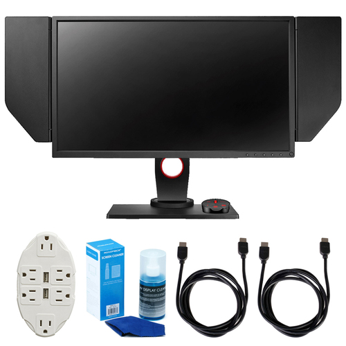 BenQ ZOWIE 24.5` 1080p LED Gaming Monitor w/ Accessories Bundle
