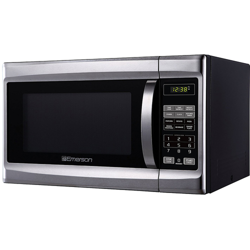 Emerson 1.3 Cu. Ft. 1000 Watt Touch Control Microwave Oven -MW1338SB