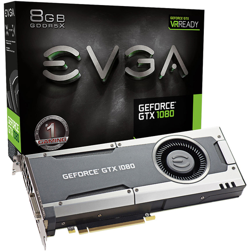 EVGA GeForce GTX1080 8GB GDDR5X Gaming Graphics Card - 08G-P4-5180-KR