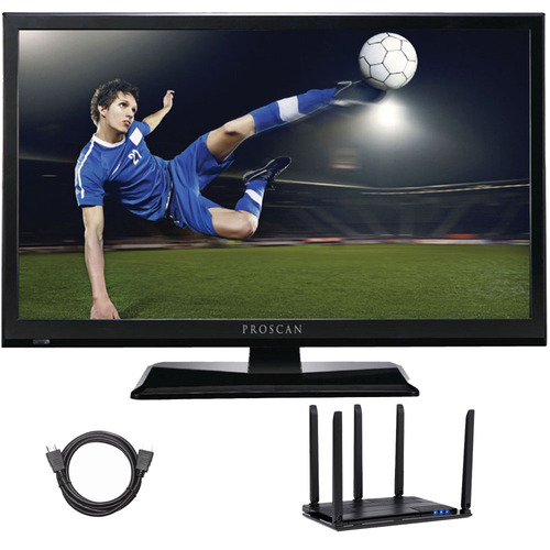 Proscan PLDV321300 32-Inch LED TV-DVD w/ Antenna + 6FT HDMI Cable Cut The Cord Bundle