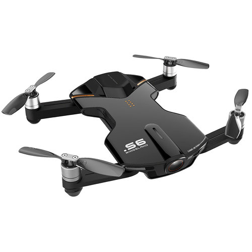 Wingsland S6 Quadcopter Black Mini Pocket Drone 4K Camera (Outdoor Edition)