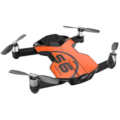 Wingsland S6 Quadcopter Orange Mini Pocket Drone 4K Camera (Outdoor Edition)