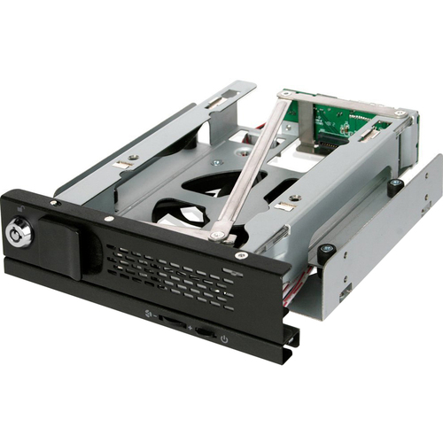 Icy Dock Tray-Less 3.5` SATA HDD Mobile Rack with 80mm Cooling Fan - MB171SP-B