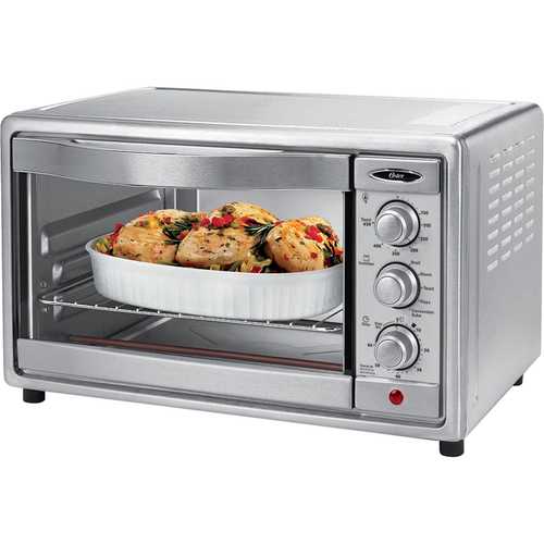 Oster 6SLICE OSTER CONVECTION TOASTER OVEN BRUSHED STAINLESS