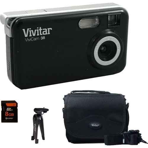 Vivitar Polaroid 16MP Digital Camera IS624 - Black - Accessory Kit