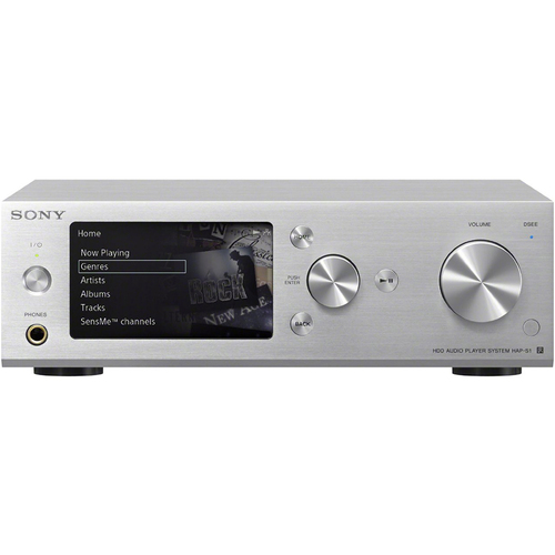 Sony HAP-S1/S 500GB Hi-Resolution Music Player System Silver - OPEN BOX