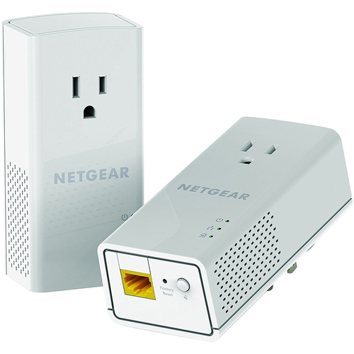 NETGEAR Powerline 1200 Mbps 1 Port Extra Outlet - PLP1200-100PAS