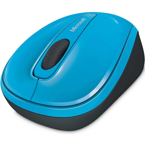 Microsoft Cyan Blue Wireless Mobile Mouse 3500 - GMF-00273