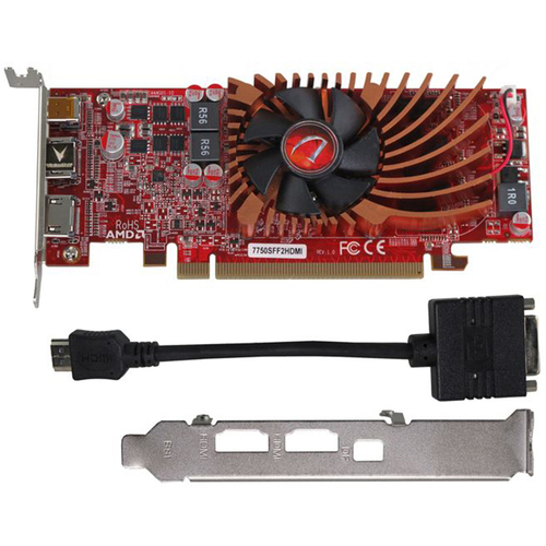 VisionTek Radeon 7750 SFF 3M 1GB DDR3 Graphics Card - 900574