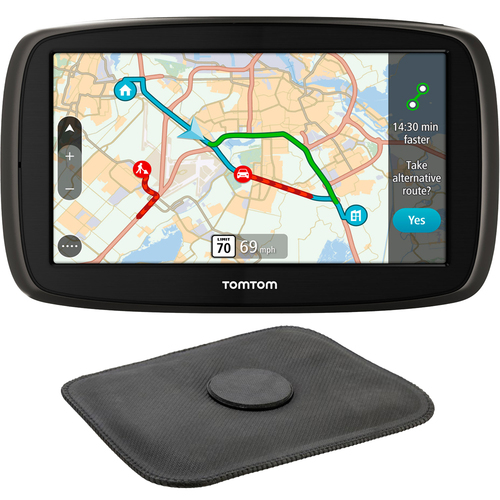 TomTom GO 60S Automotive GPS Navigation + Portable GPS Dash Mount