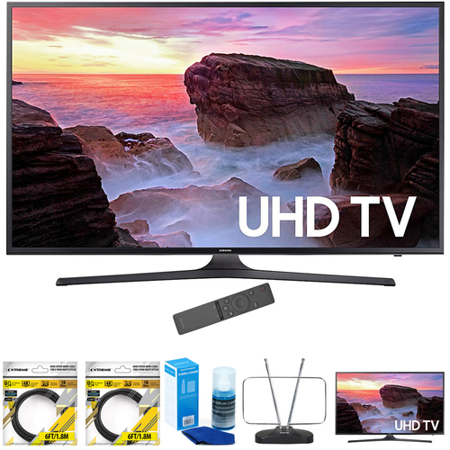 Samsung 74.5-Inch 4K Ultra HD Smart LED TV 2017 Model with 65` LED TV Bundle