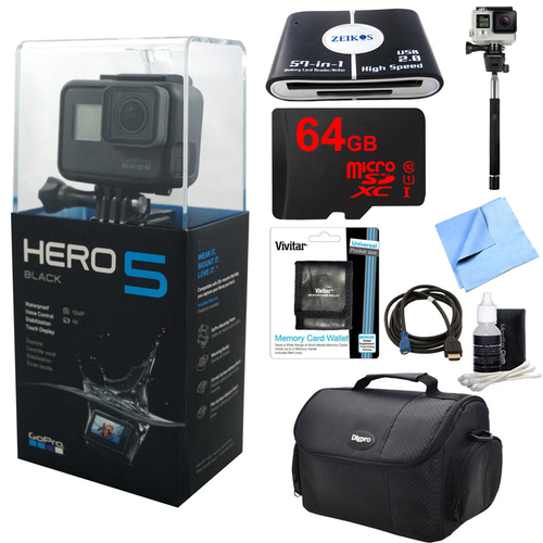 GoPro HERO5 Black Edition Action Camera Ready For Adventure Kit