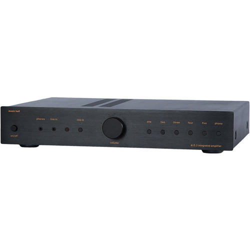 Music Hall A15.3 50 watt/ch Integrated Amplifier w/Remote Control & MM Phono - OPEN BOX