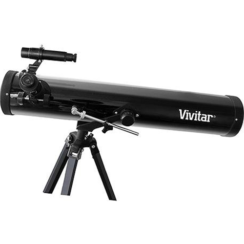 Vivitar VIV-TEL-76700 108/270/450X Telescope w/Equatorial/Camera Mount - OPEN BOX