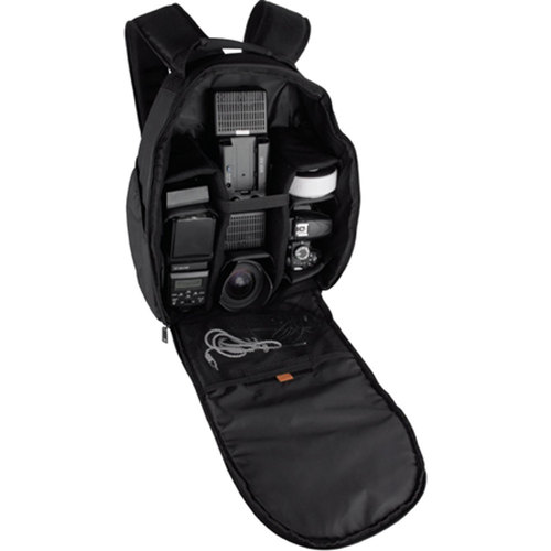 Large Photo/Video Backpack for DSLR Camera, Lens and Accessories (Black) VIVDC15