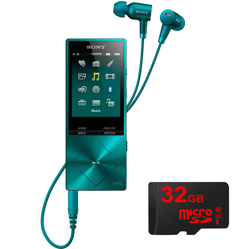 Sony 32GB Hi-Res Walkman Digital Music Player - Blue w/ 32GB Memory Card