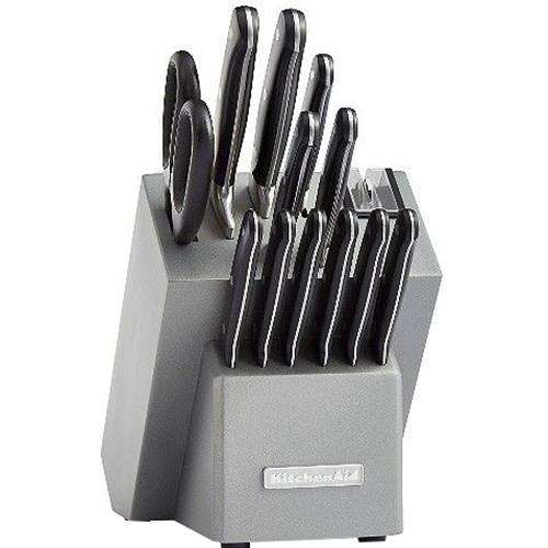 KitchenAid Classic Forged 14-Piece Triple Rivet Cutlery Set - KKFTR14SL