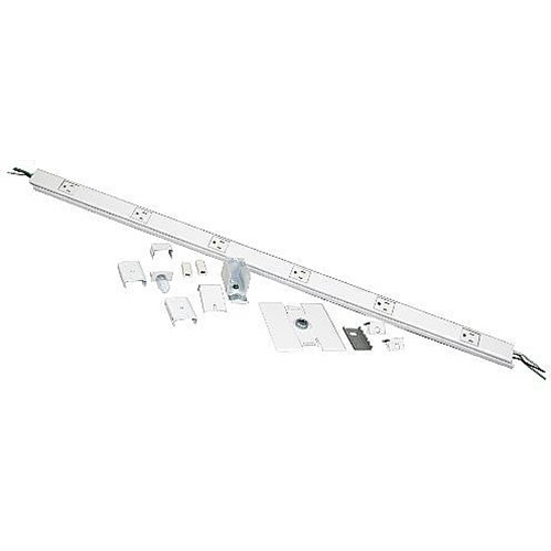 Legrand Tamper-Resistant Plugmold Kit in White - PMTR2W306