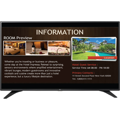 LG 43` (42.8` Diagonal) Direct LED SuperSign Commercial TV Signage - 43LW540S