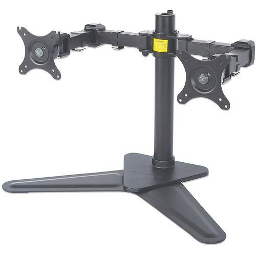 Manhattan LCD Monitor Stand with Double-Link Swing Arms - 461108