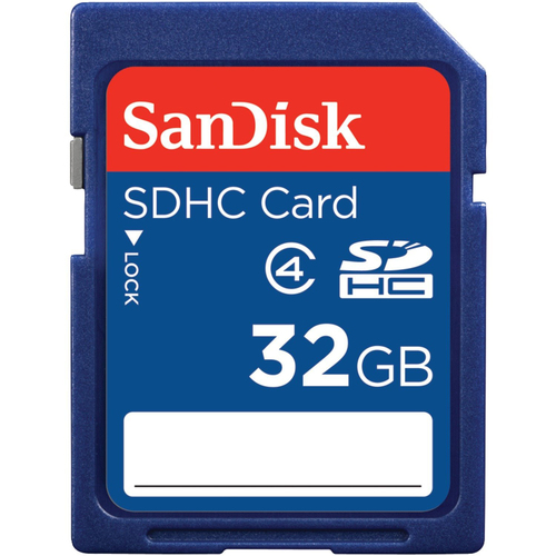 Sandisk 32GB Secure Digital High Capacity (SDHC) Memory Card - SDSDB-032G-A46