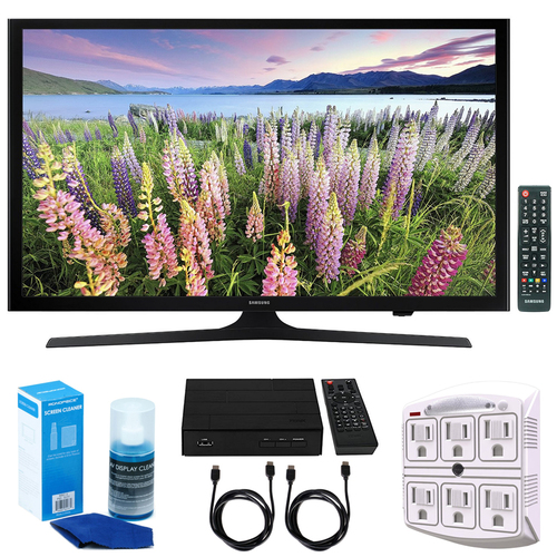 Samsung Flat 49` LED HD 5 TV (2017 Model) w/ Accessories Bundle