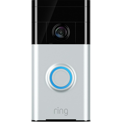 Ring Video Doorbell Wi-Fi Enabled Smartphone Compatible (Satin Nickel) - OPEN BOX