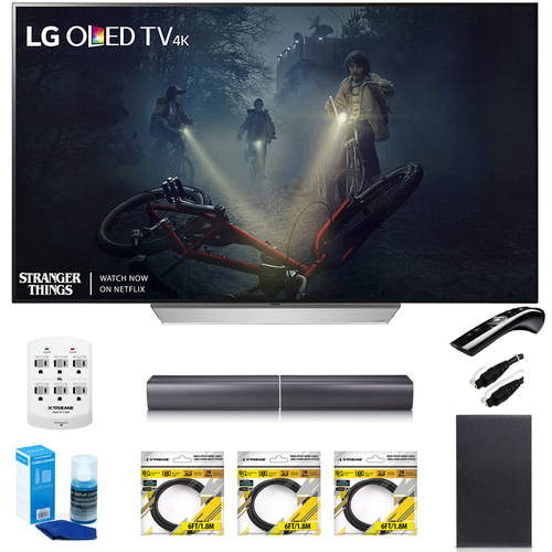 LG 65` C7 OLED 4K HDR Smart TV OLED65C7P w/LGSJ7 Wireless Sound Bar Bundle