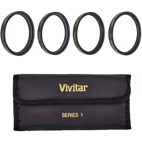 Vivitar 95mm 4pc HD Macro Close-UP Lens Filter Set +1 +2 +4 +10 (VIV-CL-95)